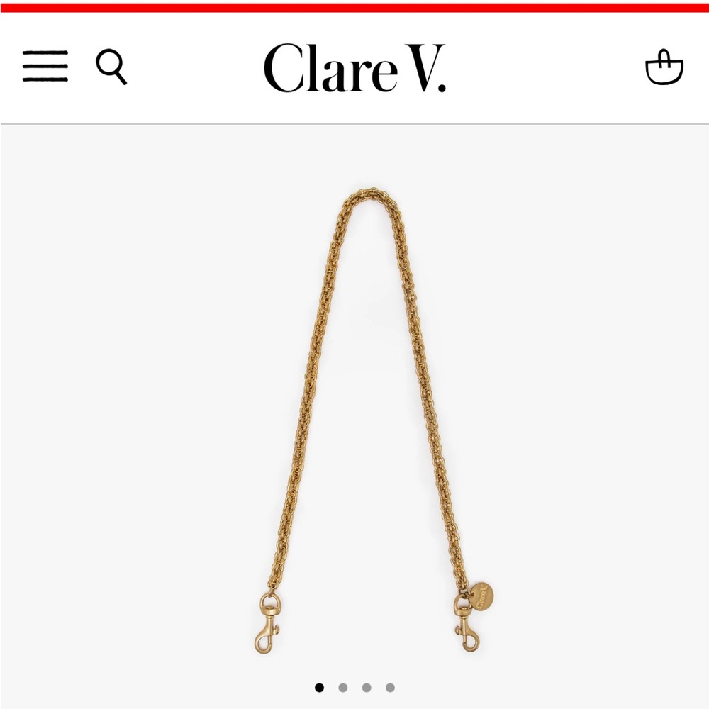 Clare V. Chain Shoulder Strap